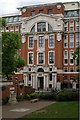 TQ3086 : Entrance block, The Beaux-Arts Building, Manor Gardens by Jim Osley
