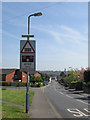 Level Crossing warning signs, Harrow Lane, Furze Platt