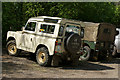 Land Rovers at the Bluebell Railway