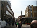 View of the Christ Church Spitalfields from Dray Walk