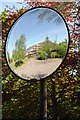 Tewkesbury Borough Council Offices in a mirror