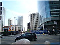 View down Leman Street from Whitechapel Road