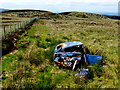 H4584 : Abandoned car, Dunbunrawer by Kenneth  Allen