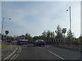 TQ4671 : Roundabout at the Sidcup Bypass on the A222 by David Howard