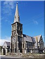S5701 : Christ Church (2) & Sea Horse Obelisk, Church Road, Tramore, Co. Waterford by P L Chadwick