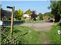 Footpath marker, The Ridges