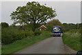 Heavy traffic on Moor Lane, Owersby Moor