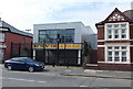 Newport Rugby Club building and gates, Corporation Road