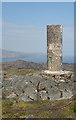 NM4684 : Triangulation Pillar on An Sgùrr by Anne Burgess