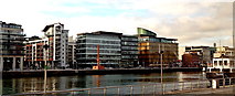 O1734 : Dublin-Buildings along Sir John Rogerson's Quay by Suzanne Mischyshyn