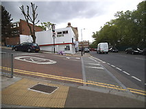 TQ3090 : Alexandra Park Road at the junction of Bedford Road by David Howard