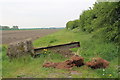 Blocked track over Messingham Common