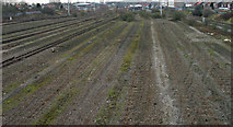 SE8910 : Site of railway sidings near Scunthorpe station by Trevor Littlewood