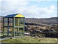 Bus shelter by the Golden Road