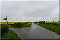 Grantham road at the entrance to Carlton Ashes Farm