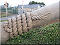 Mynedfa newydd i Lwybr Arfordir Cymru - New entrance to Wales Coast Path