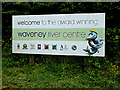 TM4993 : Waveney River Centre sign by Geographer