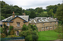 SK2569 : School House and Cavendish Flats, Edensor, Chatsworth by Jo and Steve Turner
