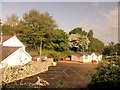 Entrance to chalet and caravan site Moore Lane