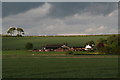 Campaign Farm from the footpath to South Ormsby