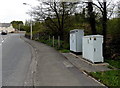 SN9904 : Roadside cabinets in Llwydcoed by Jaggery