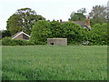 TM5286 : WW1 Pillbox in a cornfield at Kessingland by Adrian S Pye