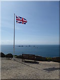 SW3425 : Flying the flag at Land's End by Rod Allday