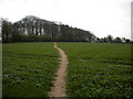 Path towards Park Farm from Southwell