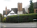 Chimneys of Claremont House, corner of Castle Road and Alcester Road, Studley