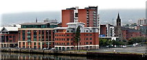 J3475 : Belfast - Buildings along River Lagan in Clarendon Dock Area by Suzanne Mischyshyn