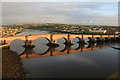NT9952 : The Old Bridge at Sunset by Graham Hogg