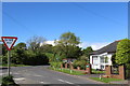 Road junction at Eastburn Cottage