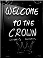 Belfast - City Centre - The Crown Bar Interior - Upper Level Dining Room Sign