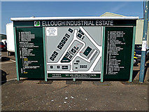 TM4488 : Ellough Industrial Estate sign by Geographer