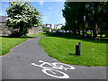 H2344 : Pathway, Enniskillen by Kenneth  Allen