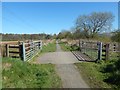 Farm track crossing cycle route