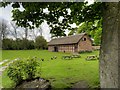 SJ7581 : Cruck Barn at Tatton Old Hall by David Dixon