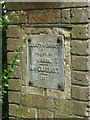 Branksome: Dorset side of the former boundary marker