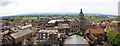 SJ4066 : View from the tower of Chester Cathedral by Jeff Buck