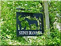 Name plate at Stoney Dean Farm