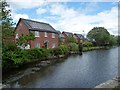 Houses on the aptly-named Waterside View