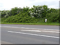 Milepost near Tutbury