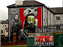 C4316 : Derry - Rossville Street (B527) - Hunger Strike Mural by Suzanne Mischyshyn