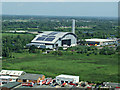 Colnbrook incinerator from the air