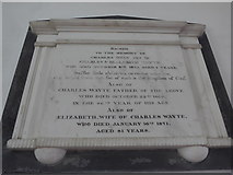 SU3049 : St Peter in the Wood, Appleshaw: memorial (d) by Basher Eyre