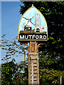 Mutford Village sign