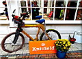 Derry - Medieval Walled City - Craft Village - Knitfield  Bicycle Display 