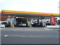 Service station off Liverpool Road