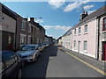 Cars on the left, double yellow lines on the right, Kidwelly