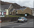 Ynysmeudwy boundary sign